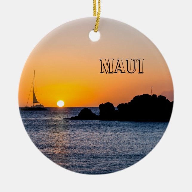 Ornement En Céramique Spectaculaire Maui (Devant)