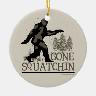 Ornement En Céramique Squatchin allé