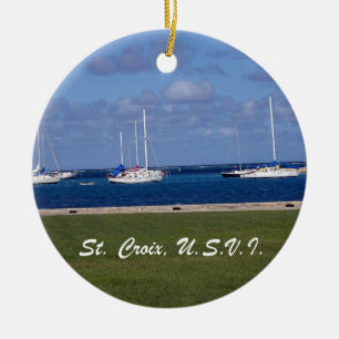 Ornement En Céramique St Croix, U.S.V.I.