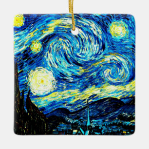 Ornement En Céramique Starry Night, célèbre tableau de van Gogh,