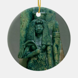Ornement En Céramique Statuette de la Reine Tiye, épouse d'Amenophis