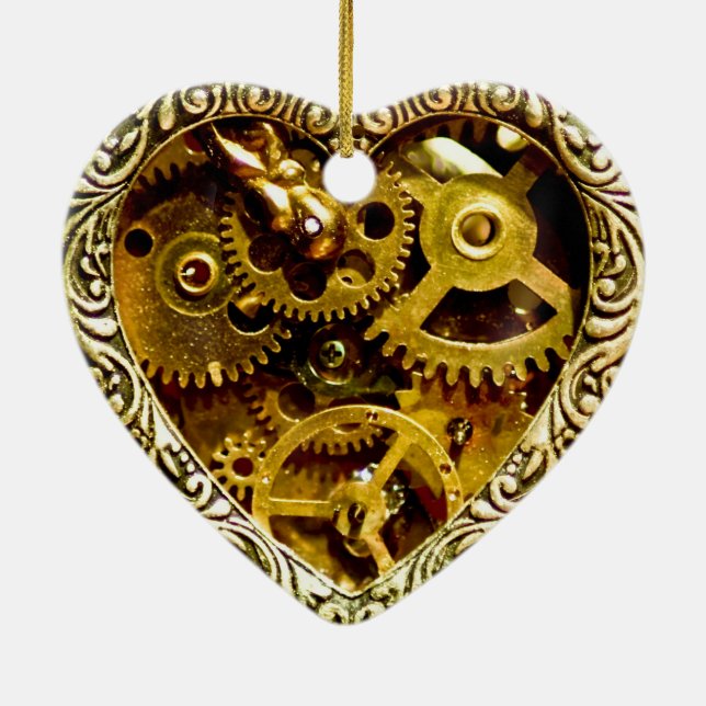 Ornement En Céramique Steampunk (Dos)