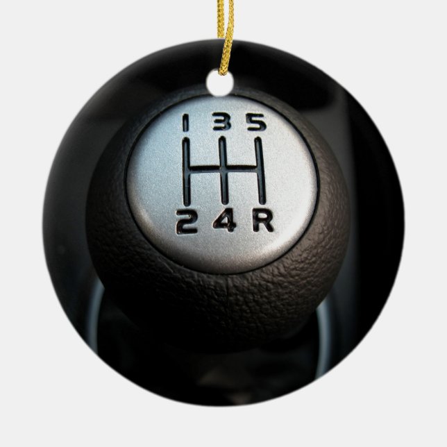 Ornement En Céramique Stick Shift - Boîte à engrenages (Devant)