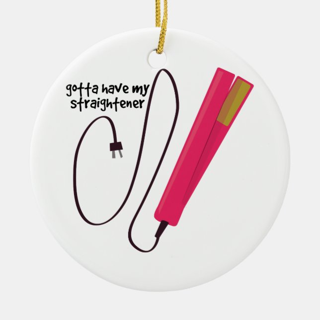 Ornement En Céramique Straigher (Devant)