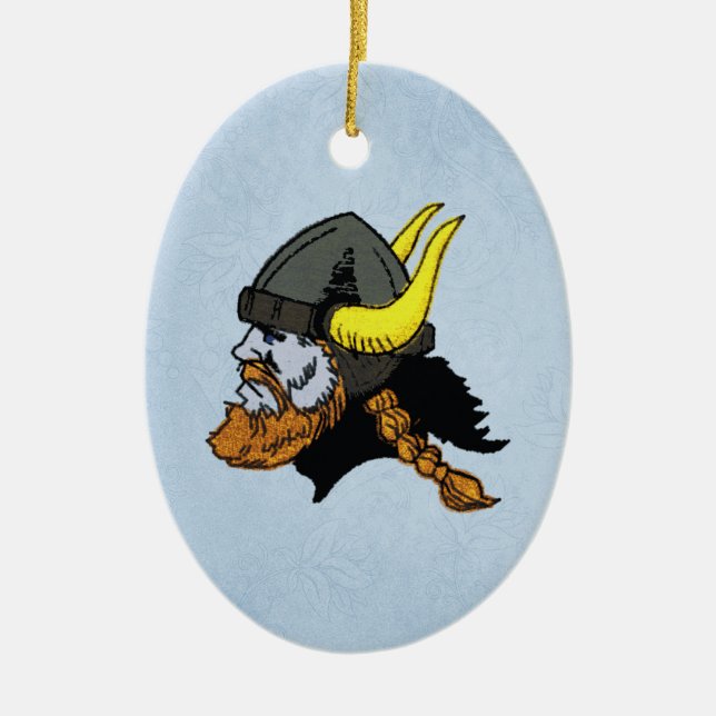 Ornement En Céramique Suédois norvégien scandinave Viking (Devant)