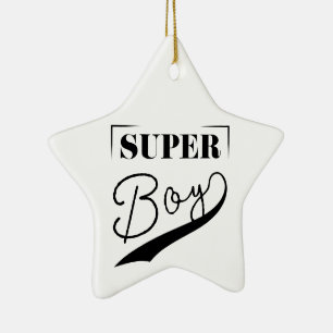 Ornement En Céramique Super Boy