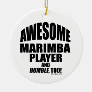 Ornement En Céramique Super Joueur Marimba