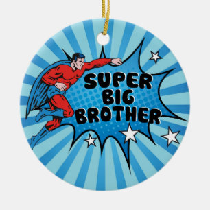 Ornement En Céramique Superhero Devenir un Big Brother