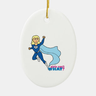 Ornement En Céramique Superhero - Light/Blonde