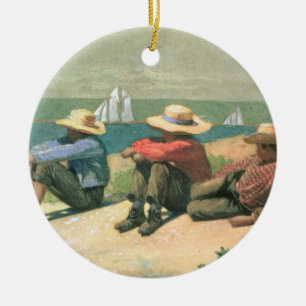 Ornement En Céramique Sur la plage, 1875 (la semaine)