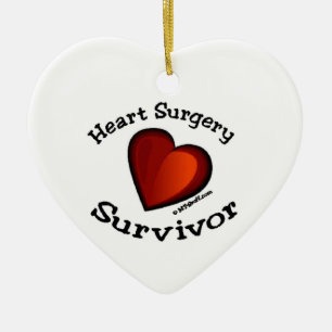 Ornement En Céramique Survivant de chirurgie cardiaque