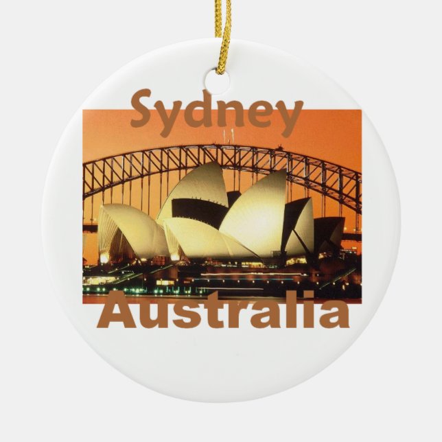 Ornement En Céramique SYDNEY Australie (Devant)