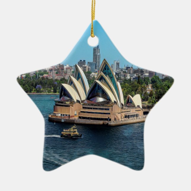 Ornement En Céramique Sydney - OPÉRA HOUSE - panorama (Devant)