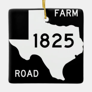 Ornement En Céramique SYMBOLE FM 1825 Pflugerville