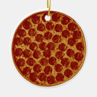 Ornement En Céramique Tarte de pizza délicieux