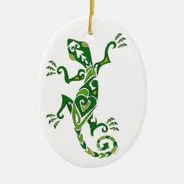 Ornement En Céramique Tatouage de lézard