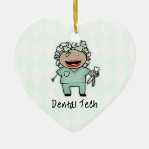 Ornement En Céramique Technologie de dentiste de femme de profession