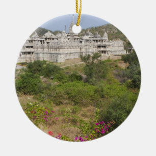 Ornement En Céramique Temple jaïn de Ranakpur, Ranakpur, Rajasthan, Inde