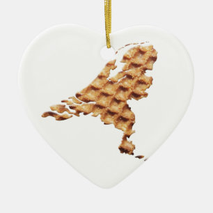 Ornement En Céramique Terre de Nederland Stroopwafel