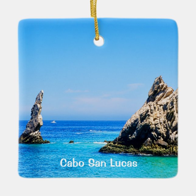 Ornement En Céramique Terres End, Cabo San Lucas (Devant)