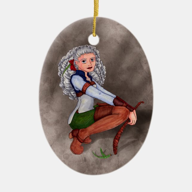 Ornement En Céramique Tesla (Devant)