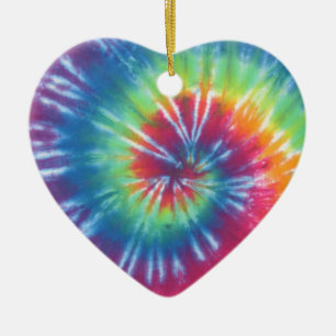 Ornement En Céramique Tie Dye One