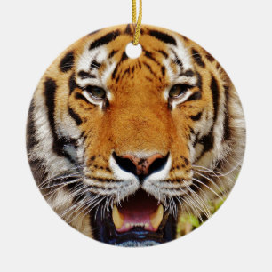 Ornement En Céramique Tigre