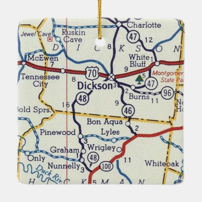 Ornement En Céramique TN Dickson (Dos)