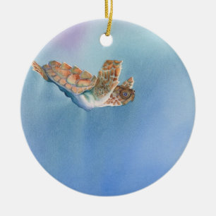 Ornement En Céramique tortue de mer
