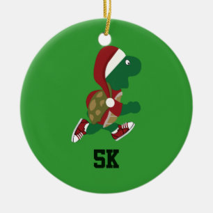 Ornement En Céramique Tortue de Noël 5K