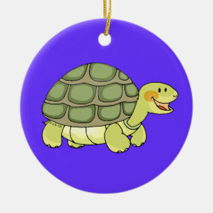 Ornement En Céramique Tortue mignonne