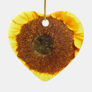 Ornement En Céramique Tournesol