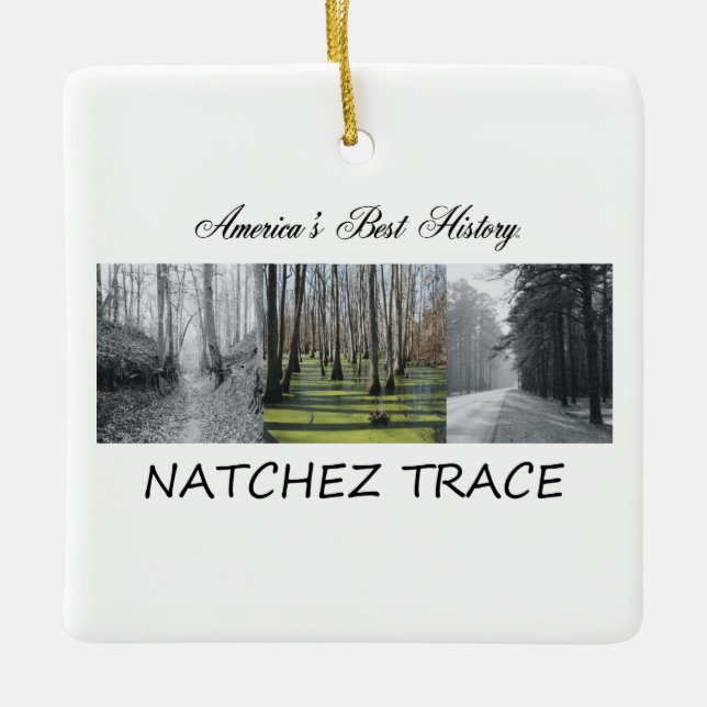Ornement En Céramique Trace d'ABH Natchez (Devant)