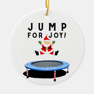 Ornement En Céramique Trampoline Holiday Keepsaké