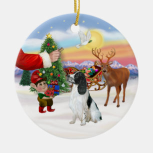 Ornement En Céramique Treat for a English Springer Spaniel