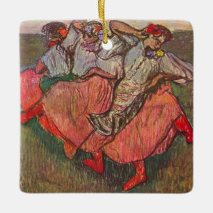 Ornement En Céramique Trois Danseurs russes par Edgar Degas