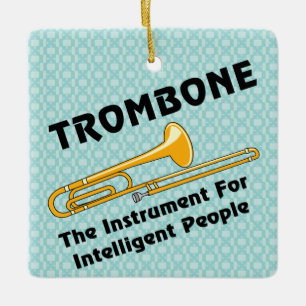 Ornement En Céramique Trombone intelligent