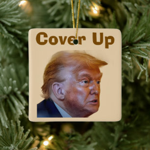 Ornement en céramique Trump/Cachotterie