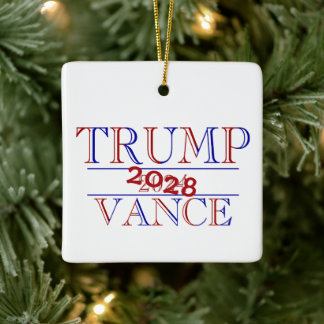 Ornement En Céramique Trump Vance 2024 - 2028?