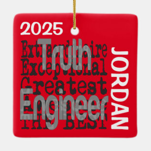 Ornement En Céramique Truth Engineer Extraordinaire CUSTOM