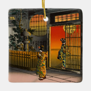 Ornement En Céramique Tsuchiya Koitsu - Side Street Araki à Yotsuya