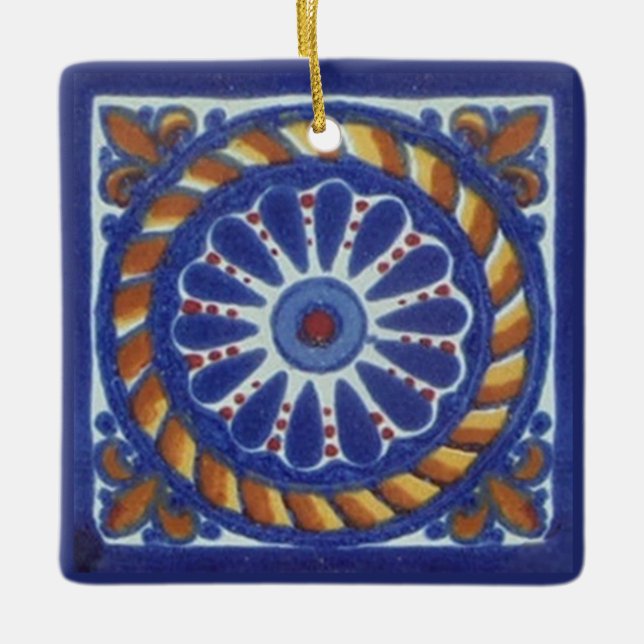Ornement En Céramique Tuiles Talavera 1 (Devant)