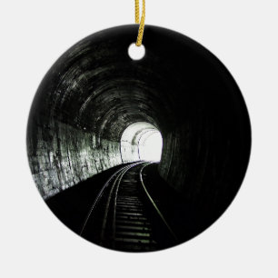 Ornement En Céramique tunnel Locomotive