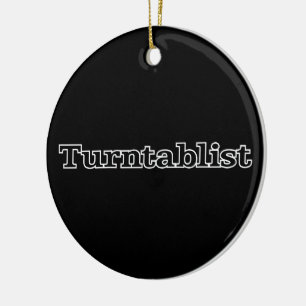 Ornement En Céramique Turntablist
