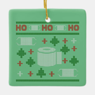 Ornement En Céramique ugly christmas sweater 2020