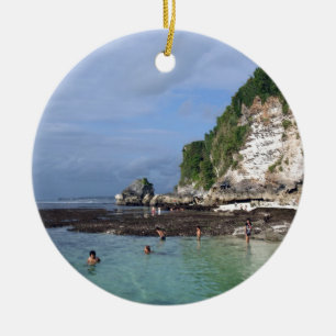 Ornement En Céramique Uluwatu Bali île tropicale paradis