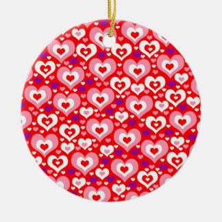 Ornement En Céramique Un bon nombre d'ornement de Saint-Valentin de