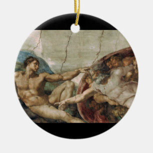 Ornement En Céramique Un dieu curieux