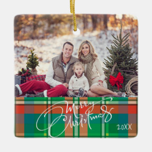 Ornement En Céramique Un joyeux cadeau de Noël personnalisé