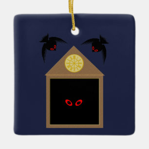 Ornement En Céramique Un manque de générosité de Ravens Halloween